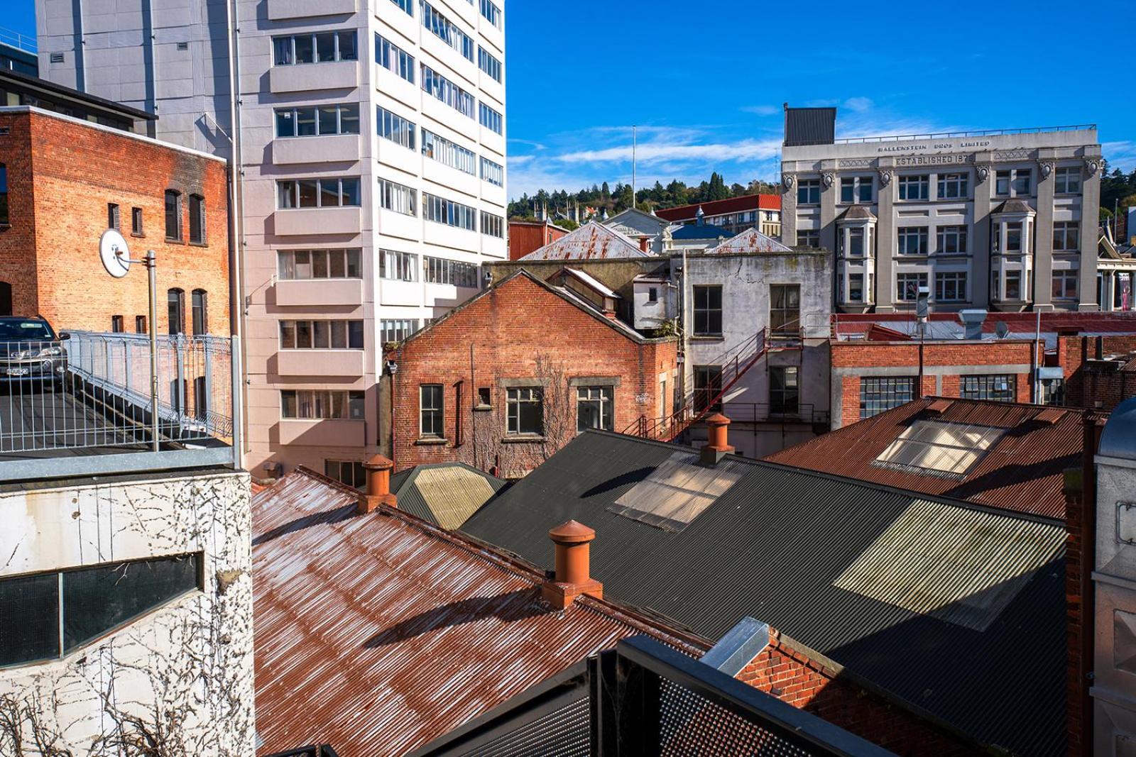 Deluxe Inner-City Apartment On Moray Dunedin Exteriör bild