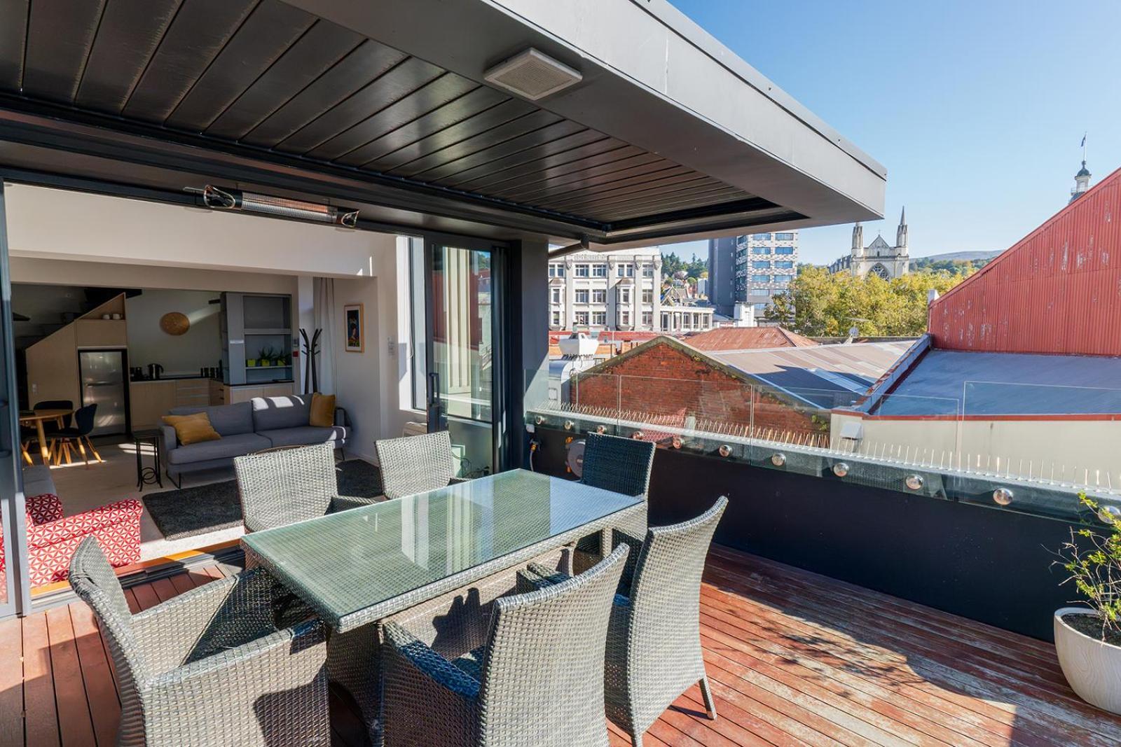 Deluxe Inner-City Apartment On Moray Dunedin Exteriör bild