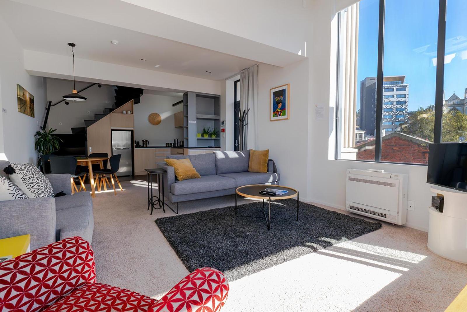 Deluxe Inner-City Apartment On Moray Dunedin Exteriör bild
